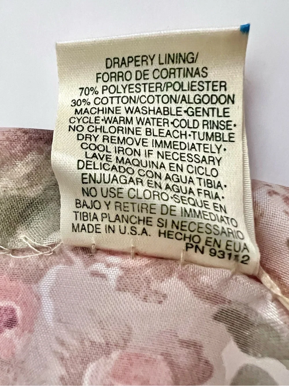 Croscill Cotswold Vintage Sheer Shower Curtain with Soap Dish